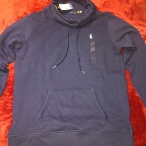 NEVER WORN POLO TURTLE NECK HOODIE💙